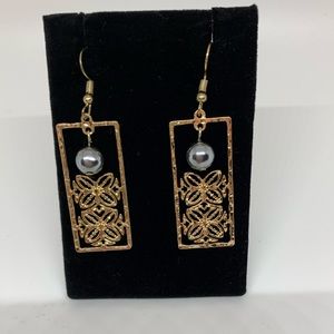 Quilt Design Earrings